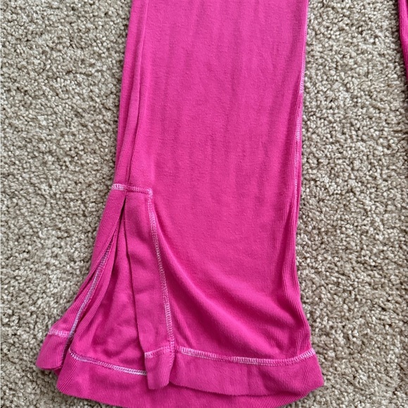 Vibrant Pink Flared Pants - Picture 4 of 7
